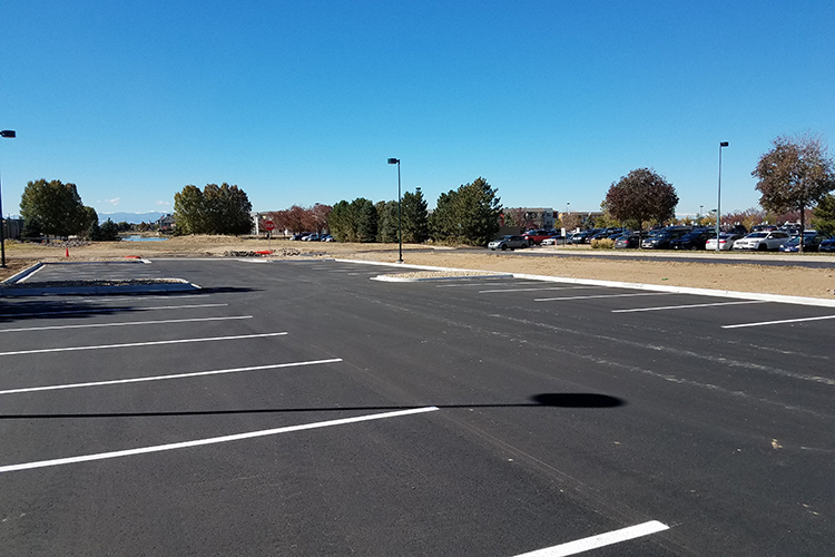 Denver Public Schools CAE Parking Lot Harris Kocher Smith Denver